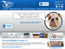 Tablet Screenshot of bulldogsecurityservice.com